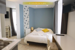 Studio neuf & chaleureux 5min de la gare LeRoz